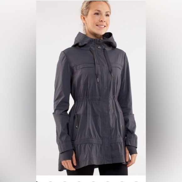 Lululemon Apres Practice Anorak Grey Sz 6 - Picture 1 of 15